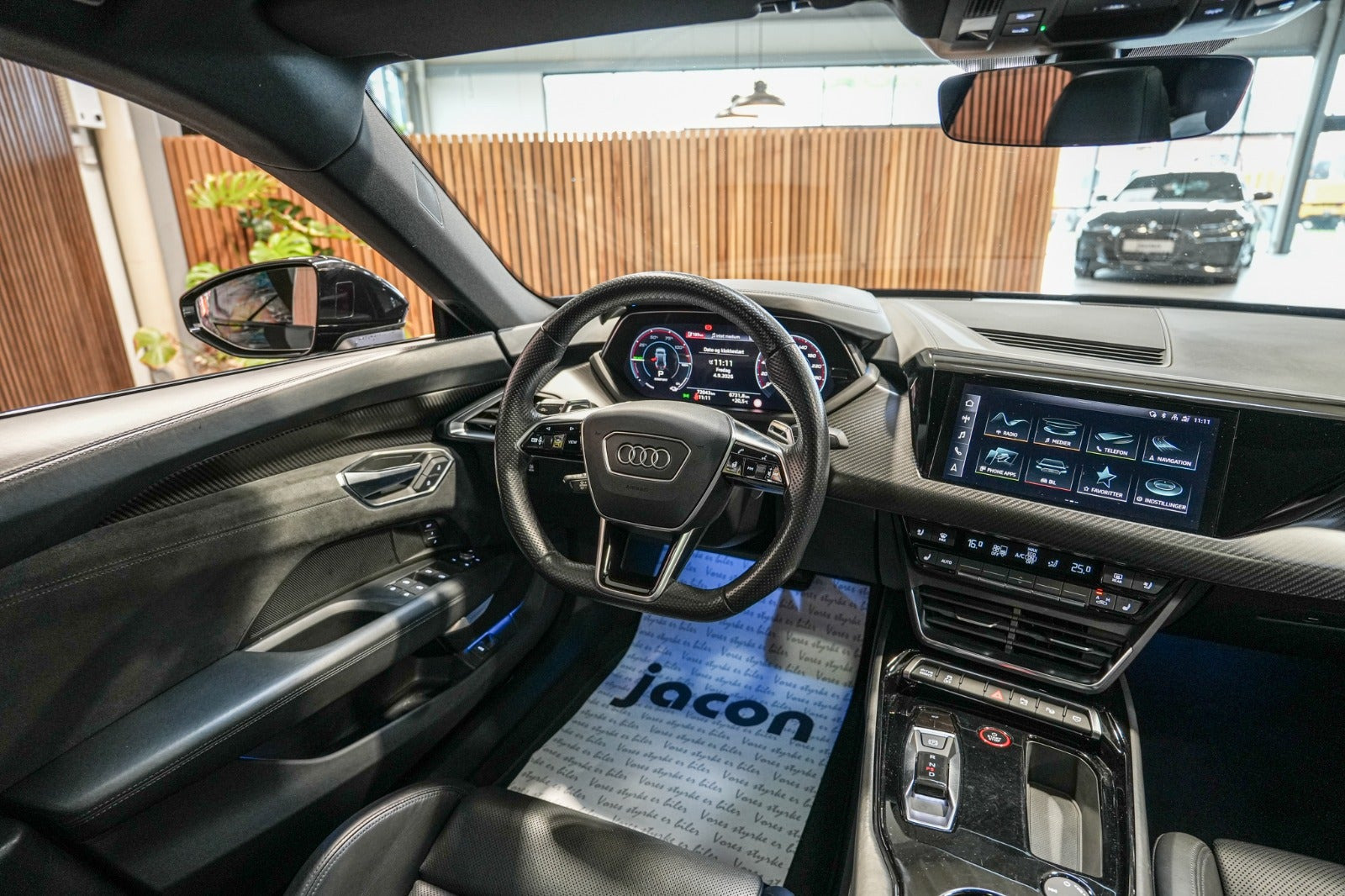 Sort Audi e-tron GT fra 2021