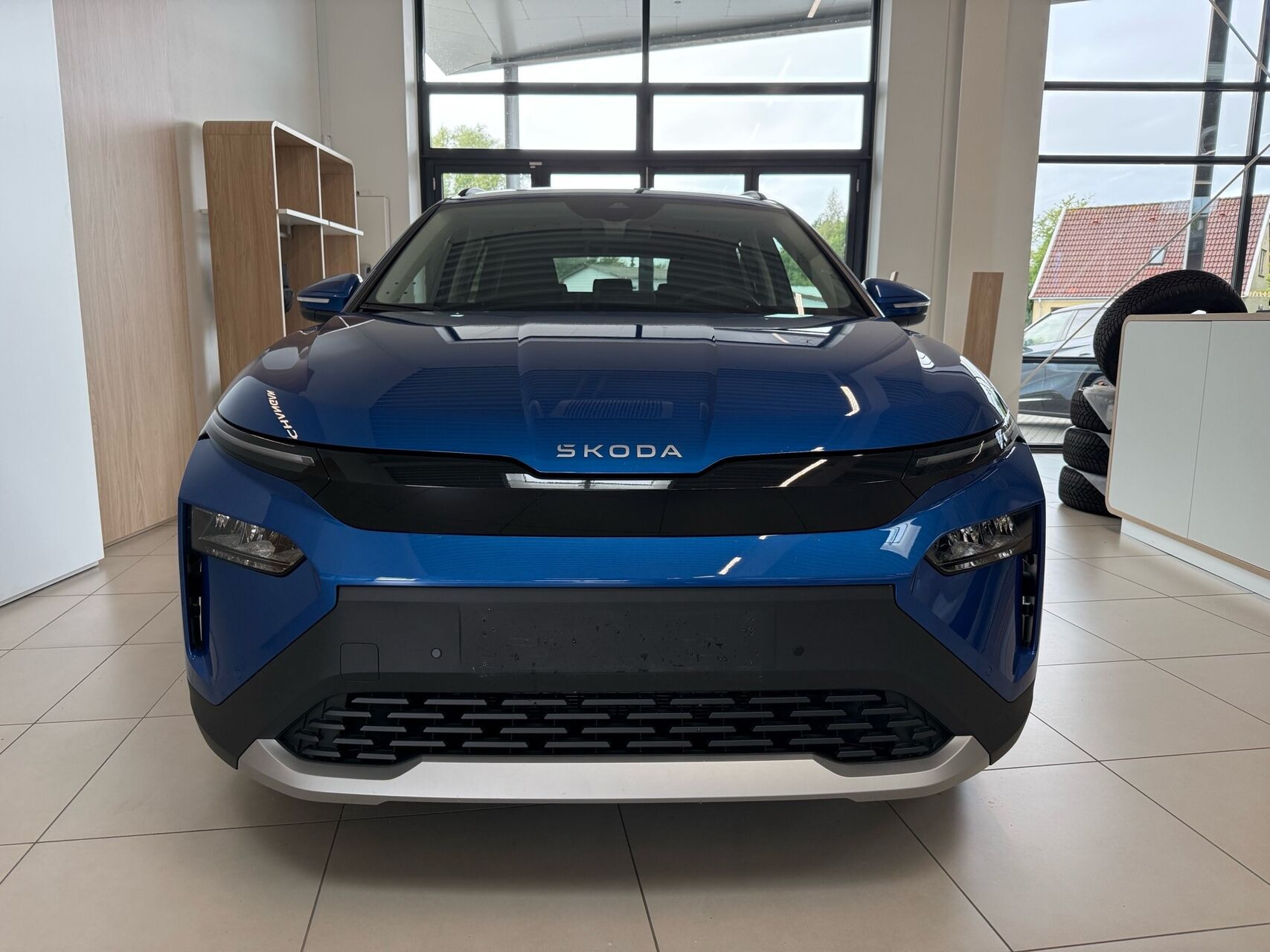 Blå Skoda Elroq fra 2025