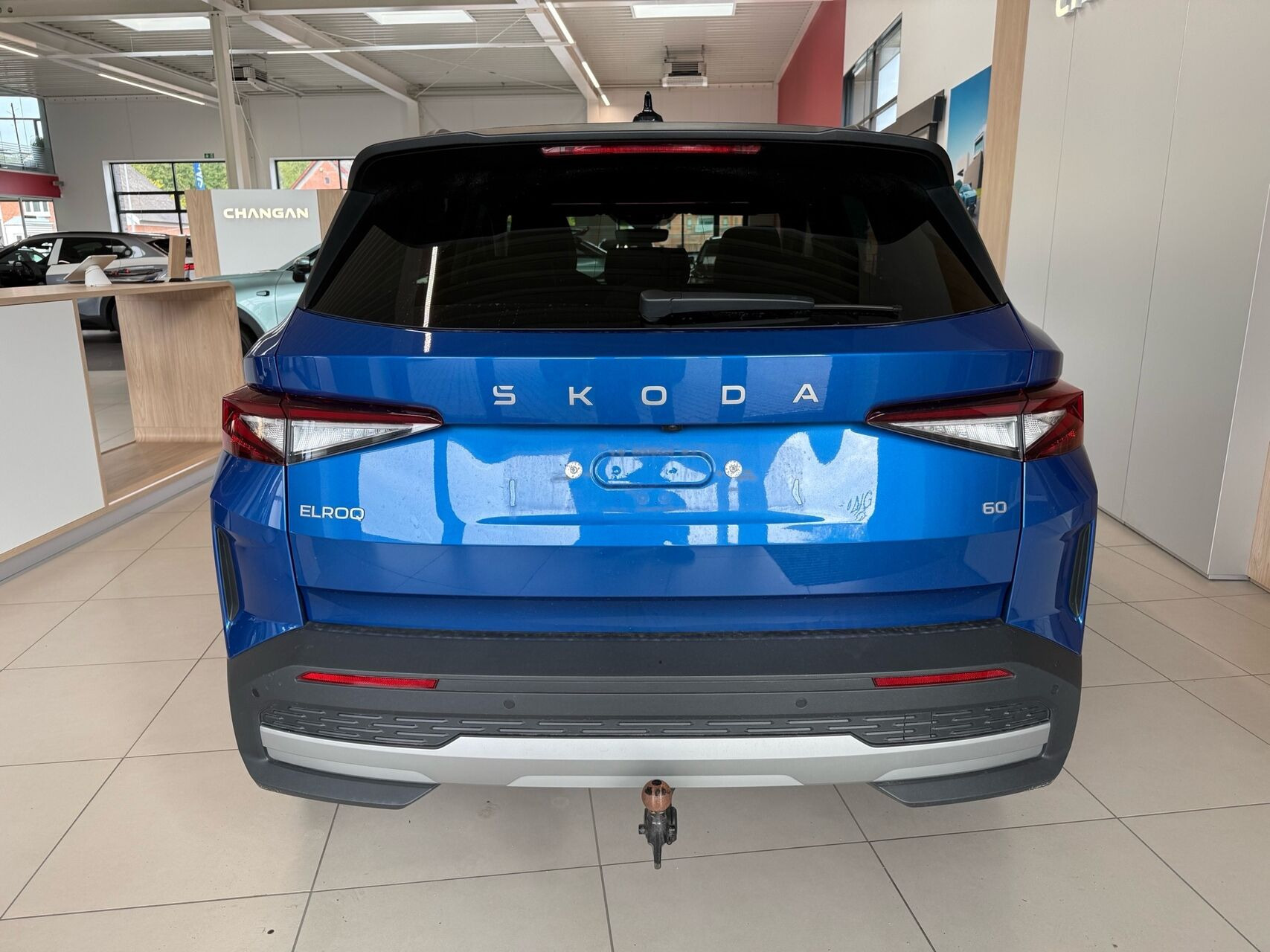Blå Skoda Elroq fra 2025