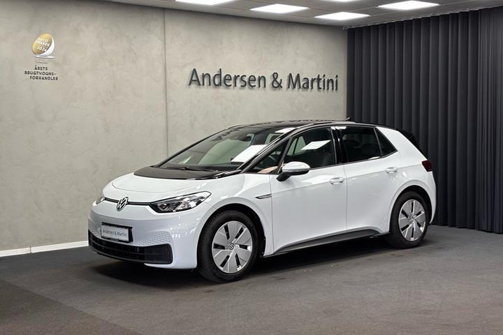 Hvid VW ID.3 fra 2021
