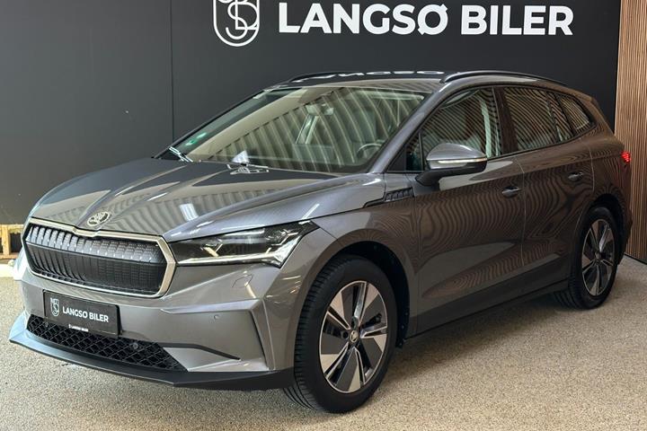 Grå Skoda Enyaq fra 2022