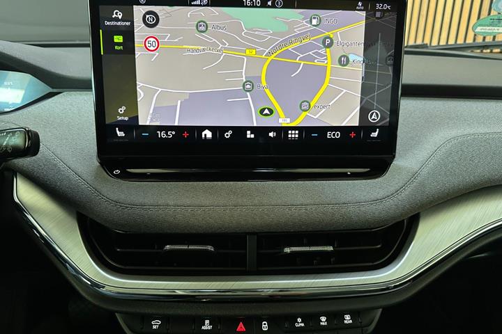 Grå Skoda Enyaq fra 2022