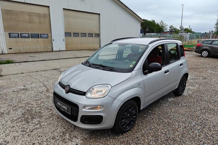 Gul Fiat Panda fra 2012