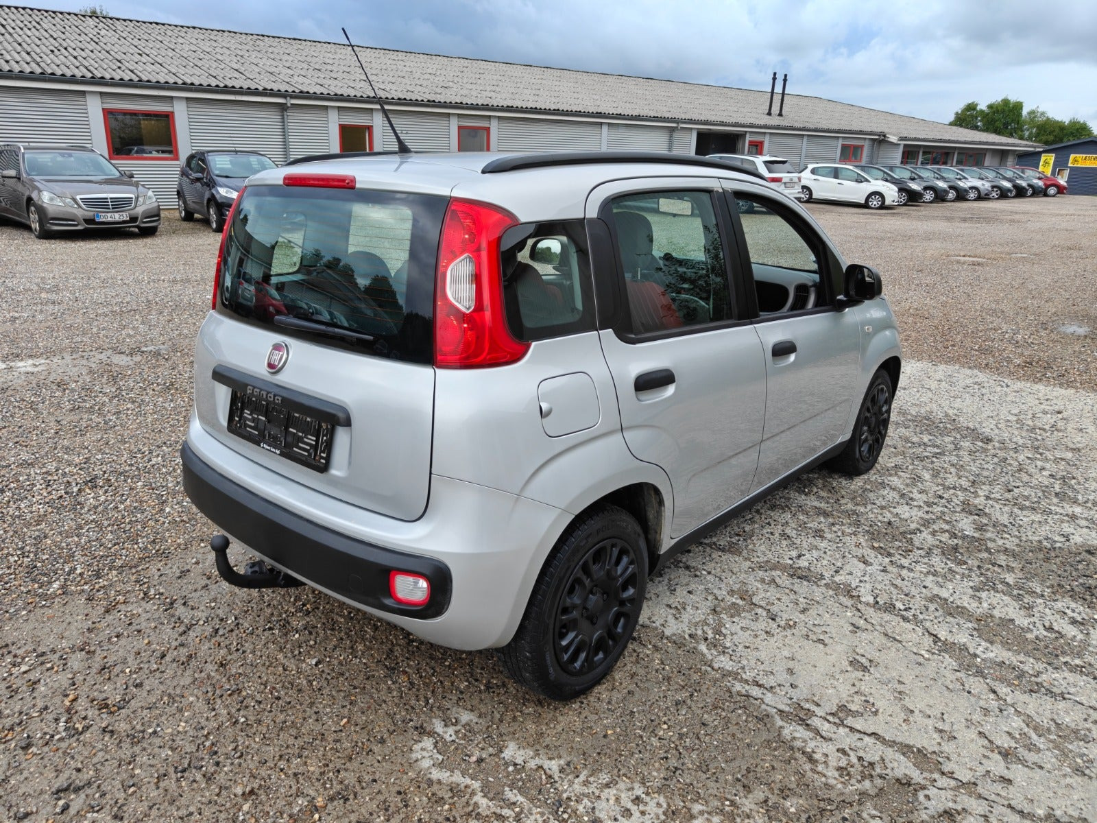 Gul Fiat Panda fra 2012