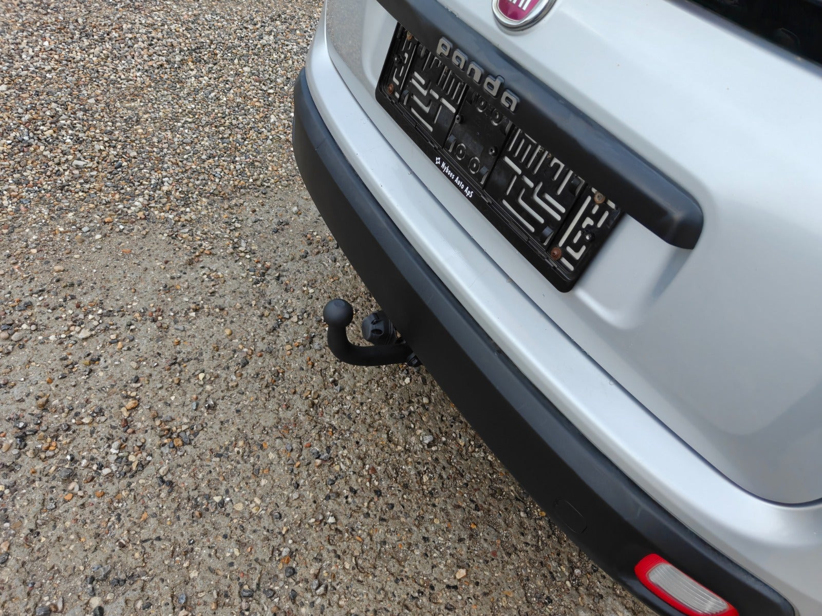 Gul Fiat Panda fra 2012