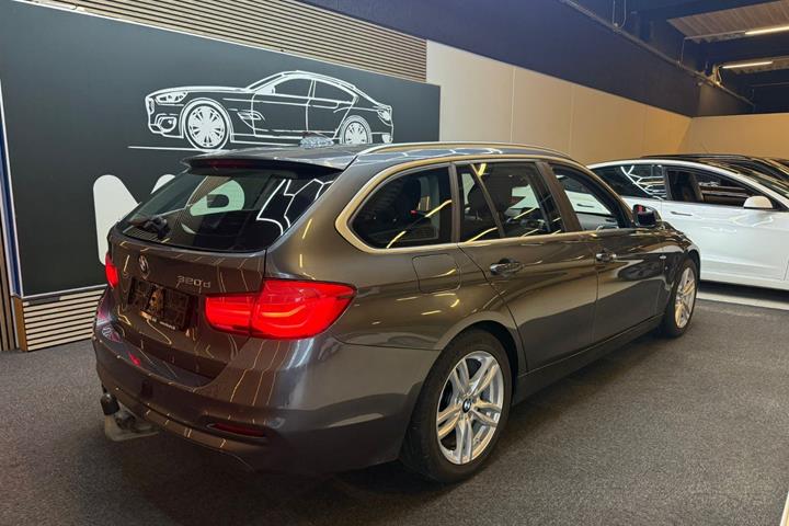 Grå BMW 320d fra 2018