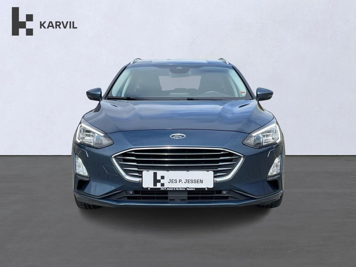 Blå Ford Focus fra 2020