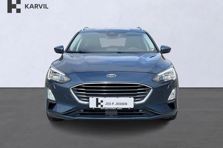 Blå Ford Focus fra 2020