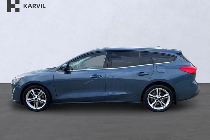 Blå Ford Focus fra 2020