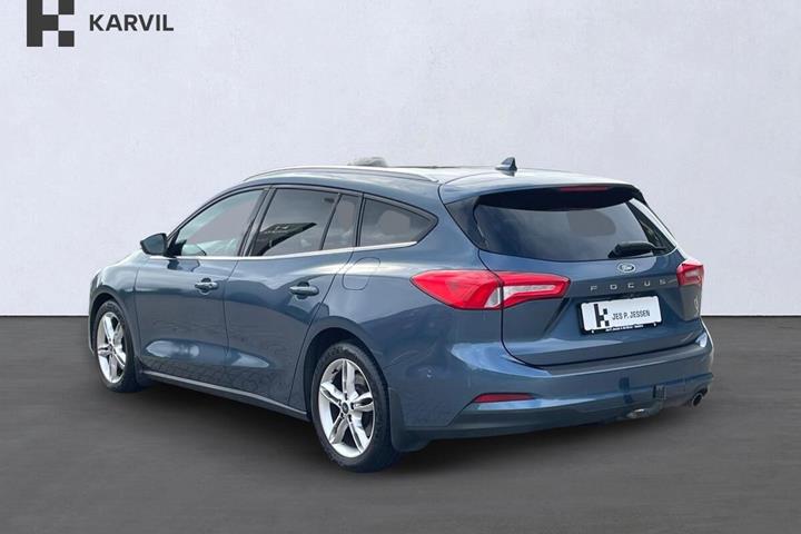 Blå Ford Focus fra 2020