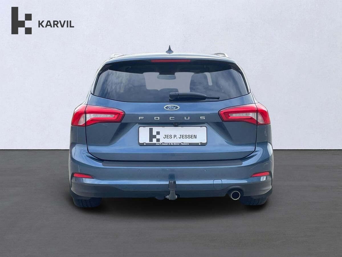 Blå Ford Focus fra 2020