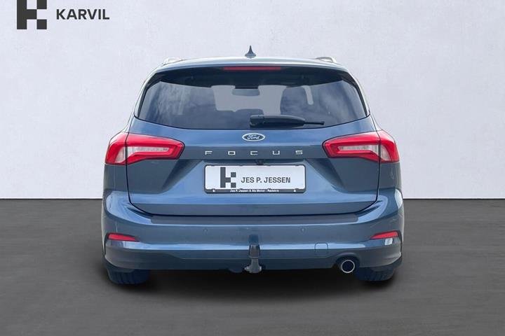 Blå Ford Focus fra 2020