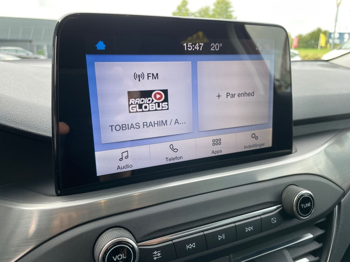 Blå Ford Focus fra 2020