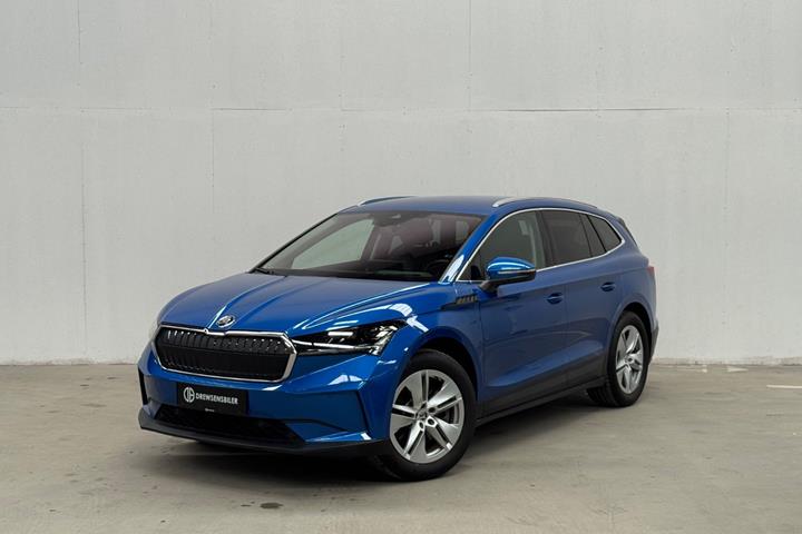 Blå Skoda Enyaq fra 2022