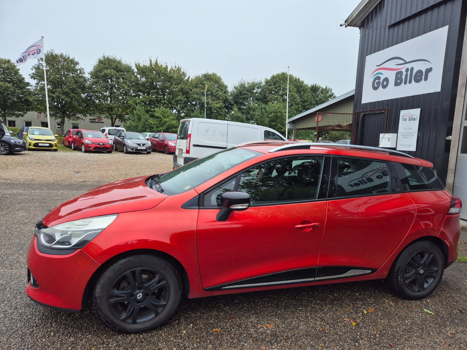 Grøn Renault Clio IV fra 2015