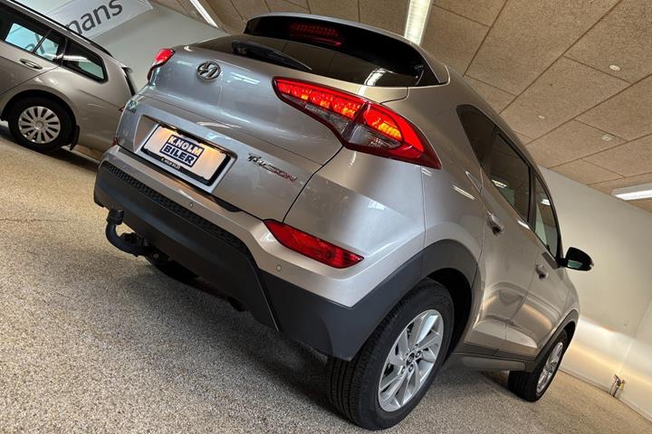 Beige Hyundai Tucson fra 2018