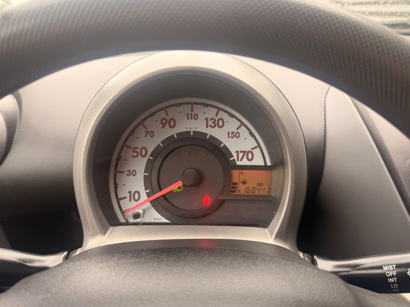 Sort Toyota Aygo fra 2011