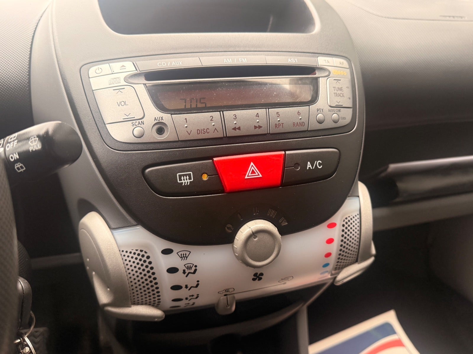 Sort Toyota Aygo fra 2011