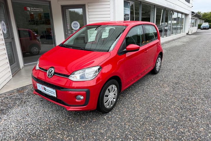 Rød VW UP! fra 2017