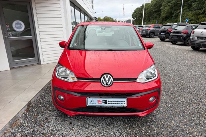 Rød VW UP! fra 2017