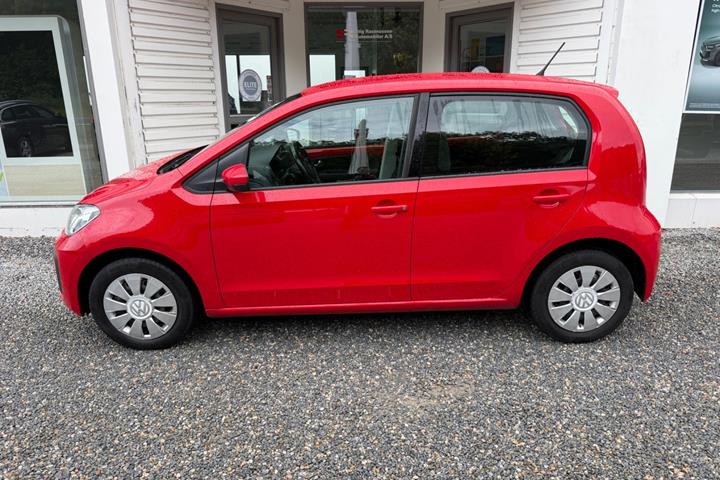 Rød VW UP! fra 2017