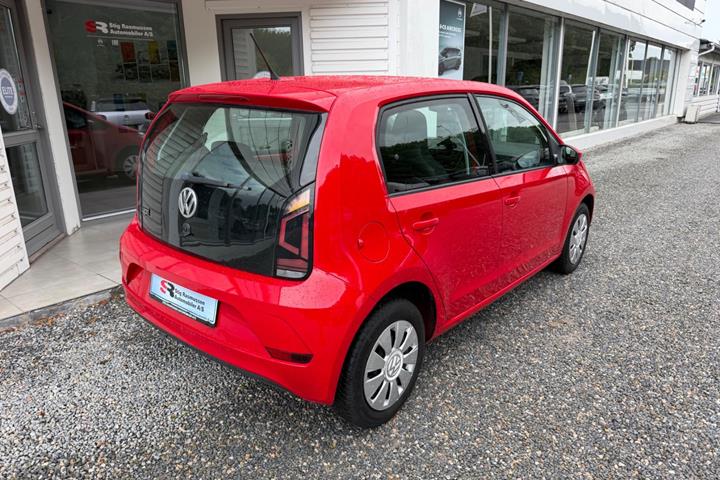 Rød VW UP! fra 2017