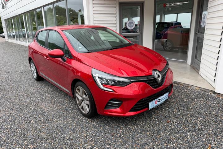 Rød Renault Clio V fra 2021
