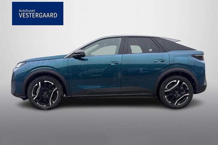 Grøn Peugeot e-3008 fra 2025