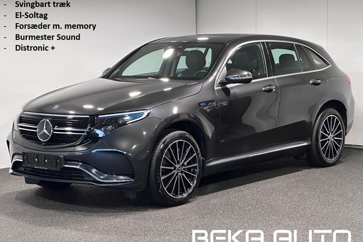 Grå Mercedes EQC400 fra 2020