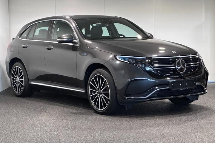 Grå Mercedes EQC400 fra 2020