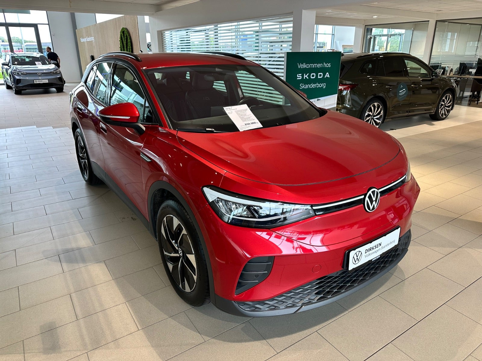 Rød VW ID.4 fra 2023