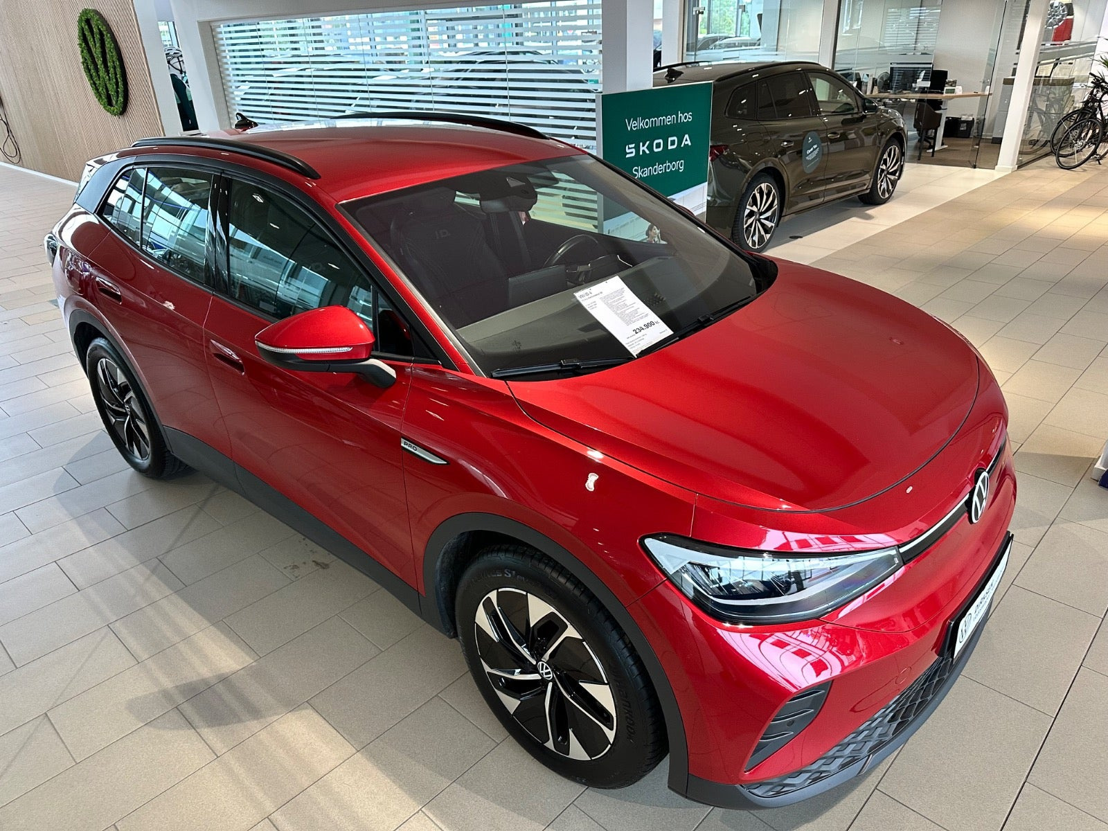 Rød VW ID.4 fra 2023