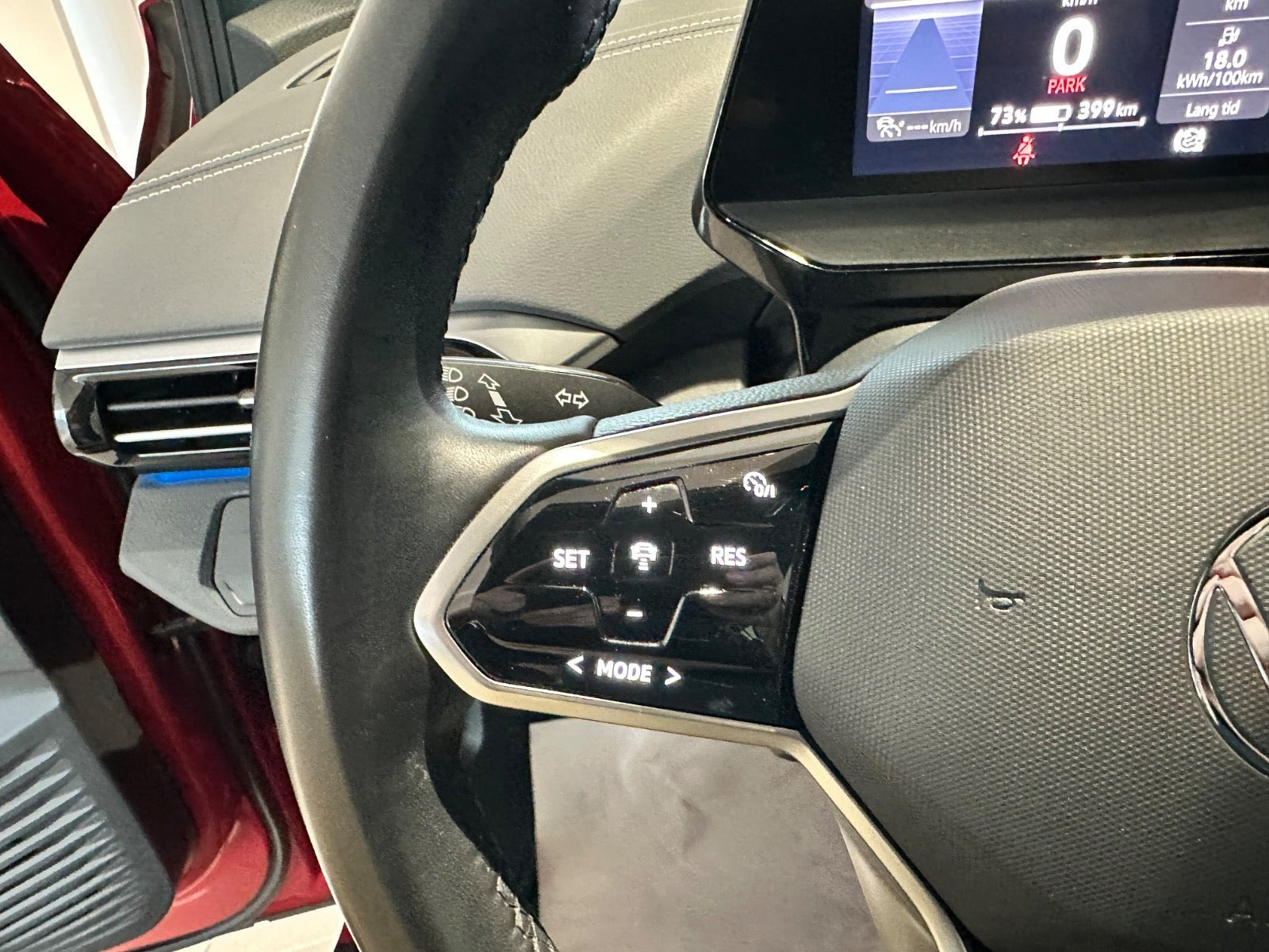 Rød VW ID.4 fra 2023