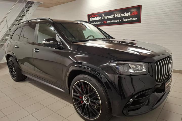 Sort Mercedes GLS63 fra 2023