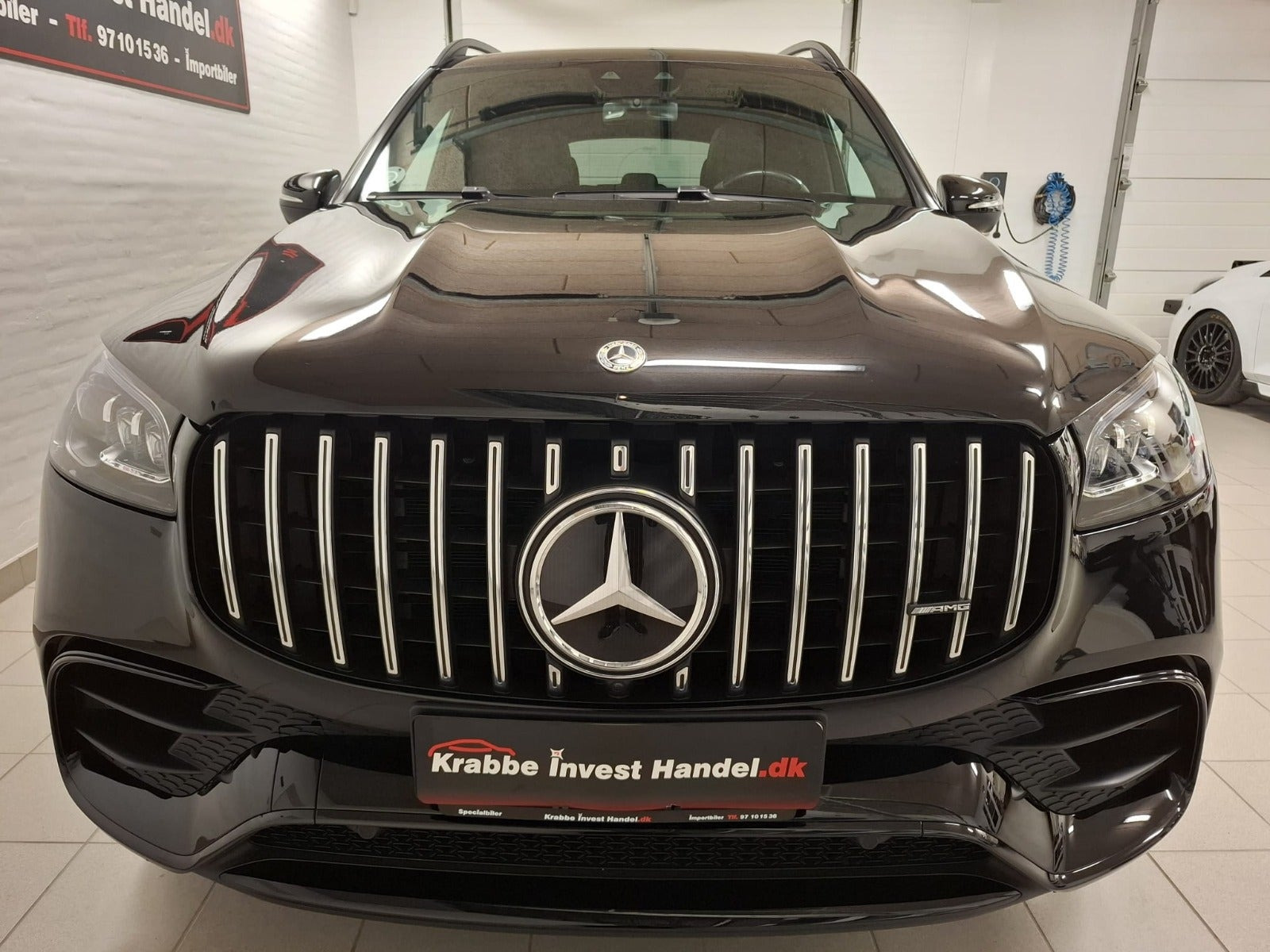 Sort Mercedes GLS63 fra 2023