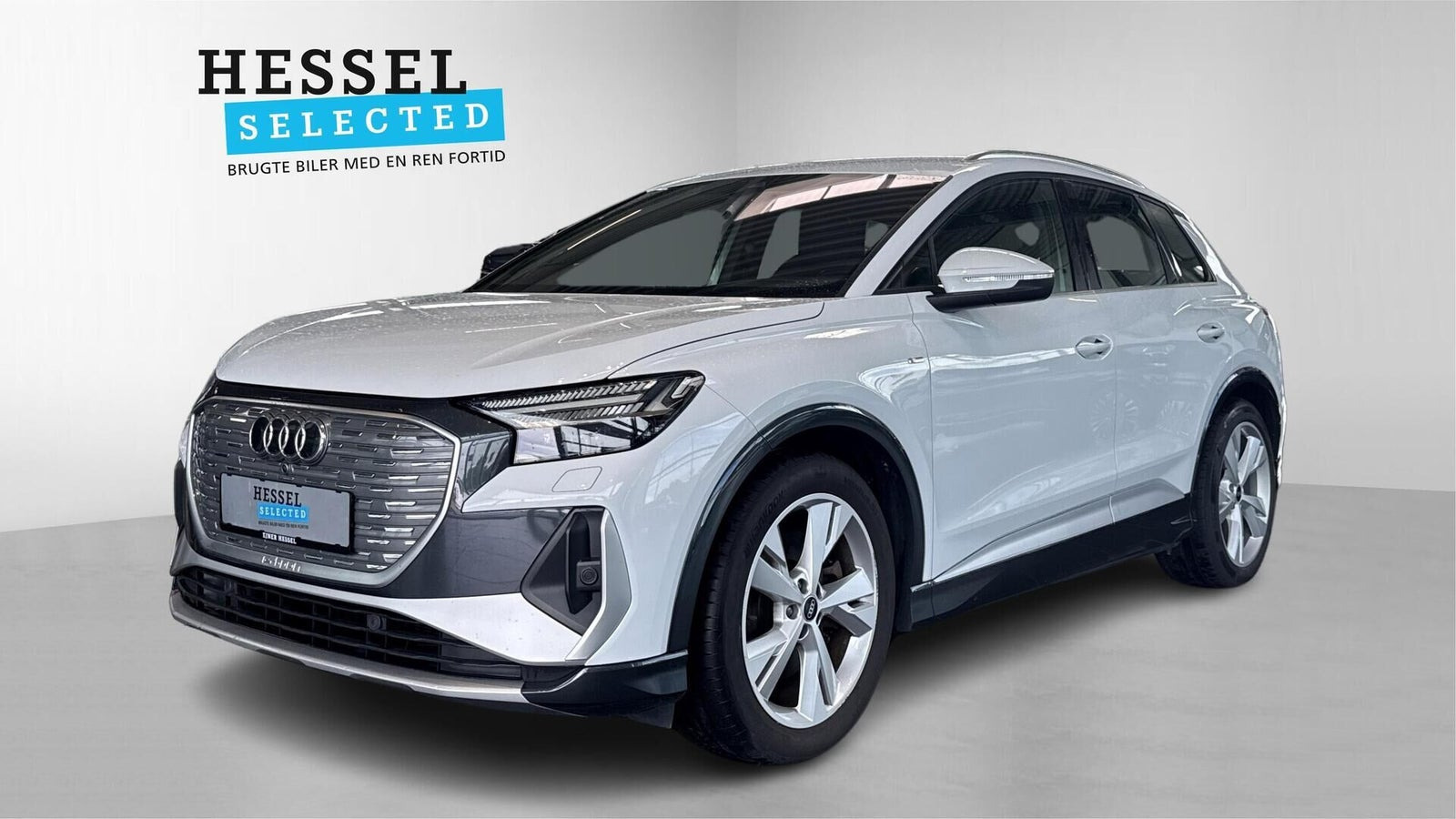 Hvid Audi Q4 e-tron fra 2022