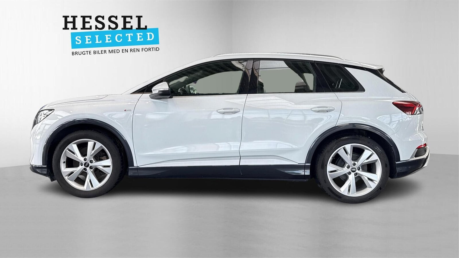 Hvid Audi Q4 e-tron fra 2022