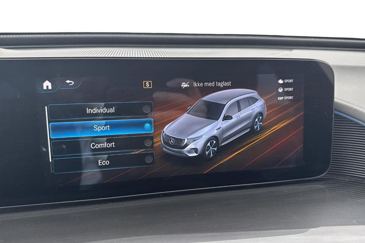 Sort Mercedes EQC400 fra 2020