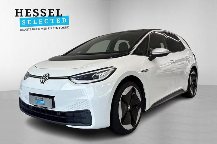 Hvid VW ID.3 fra 2020 set udefra
