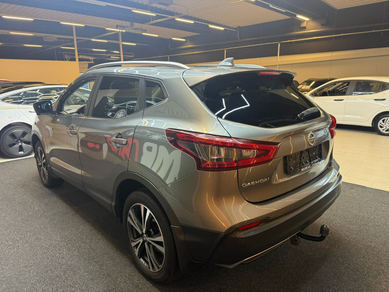 Grå Nissan Qashqai fra 2018
