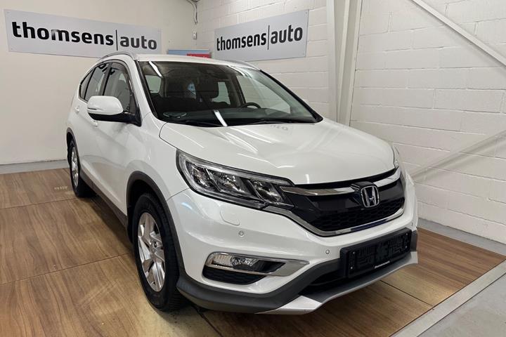 Hvid Honda CR-V fra 2015