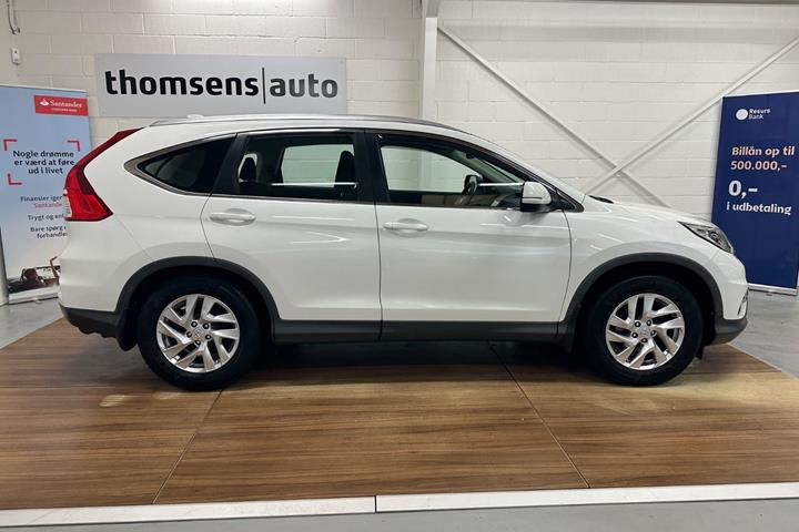 Hvid Honda CR-V fra 2015