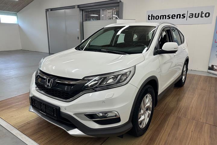 Hvid Honda CR-V fra 2015