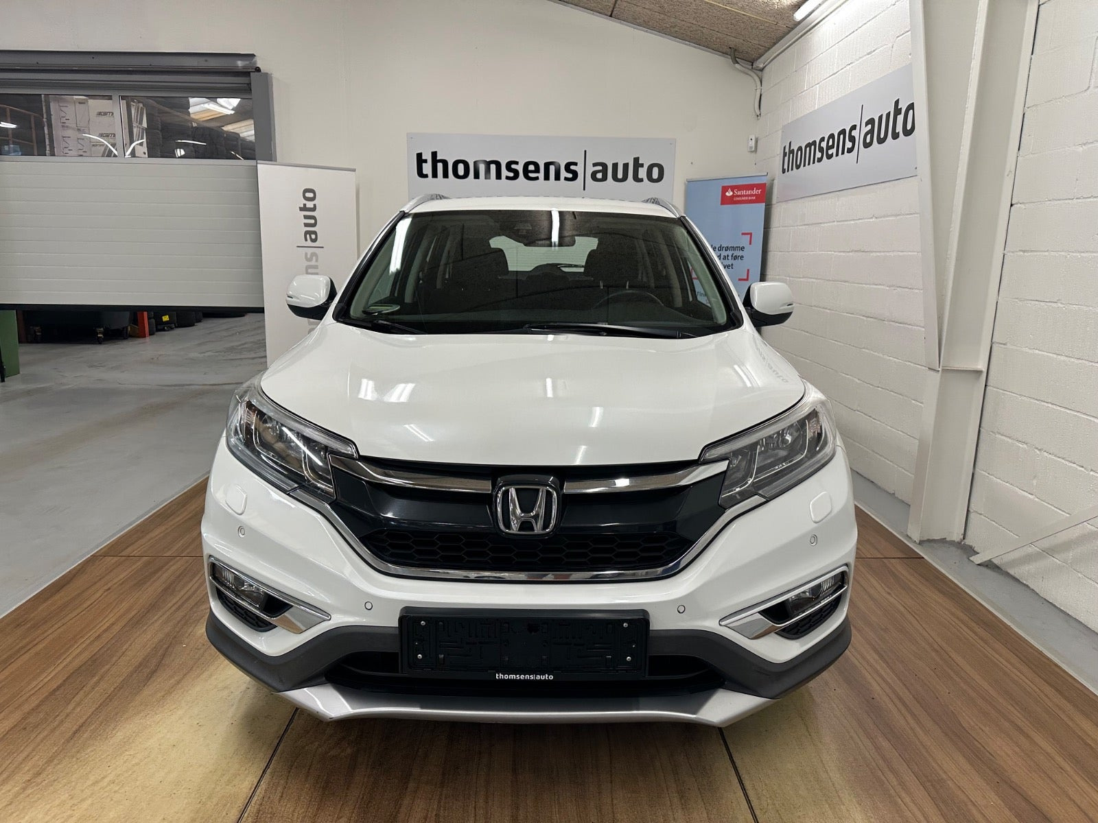 Hvid Honda CR-V fra 2015