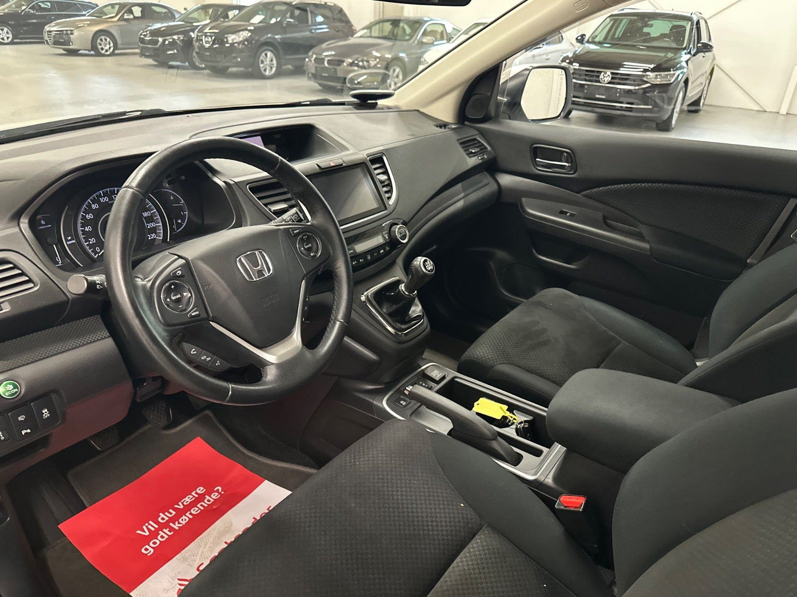 Hvid Honda CR-V fra 2015