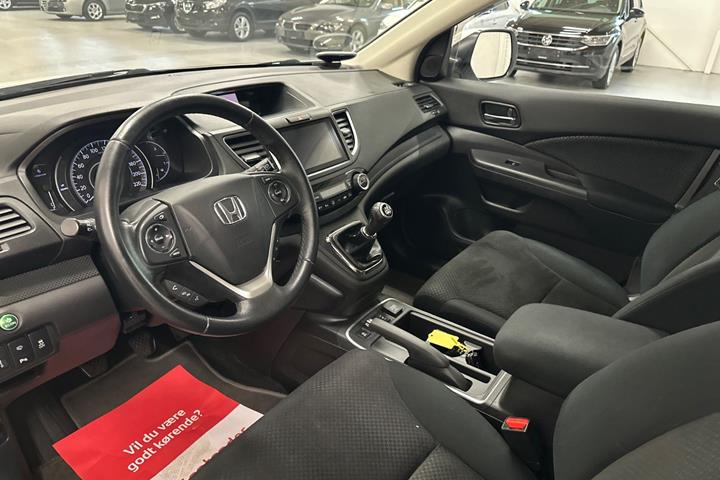 Hvid Honda CR-V fra 2015