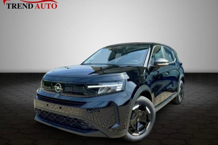 Sort Opel Frontera fra 2025 set udefra