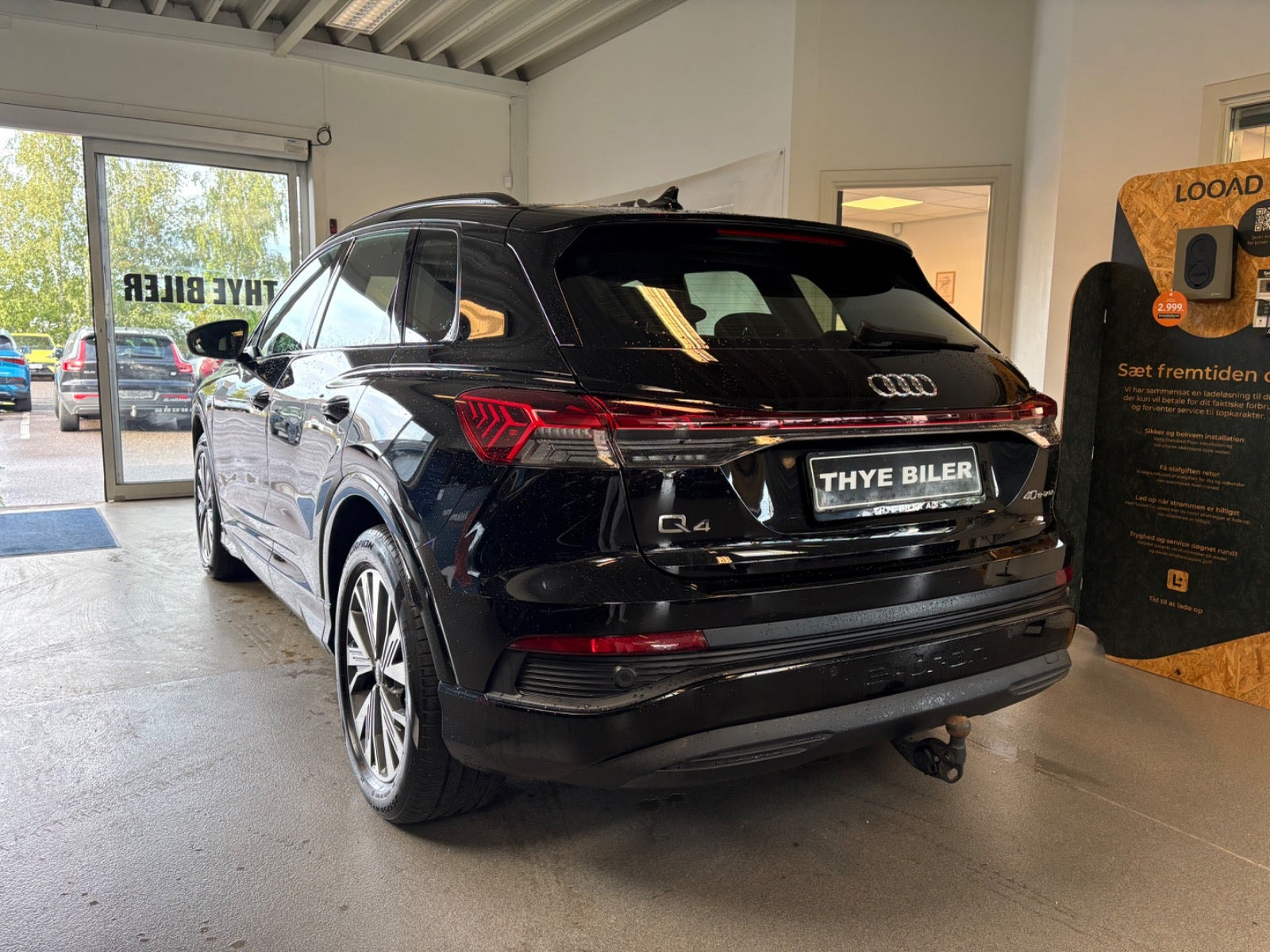 Sort Audi Q4 e-tron fra 2023