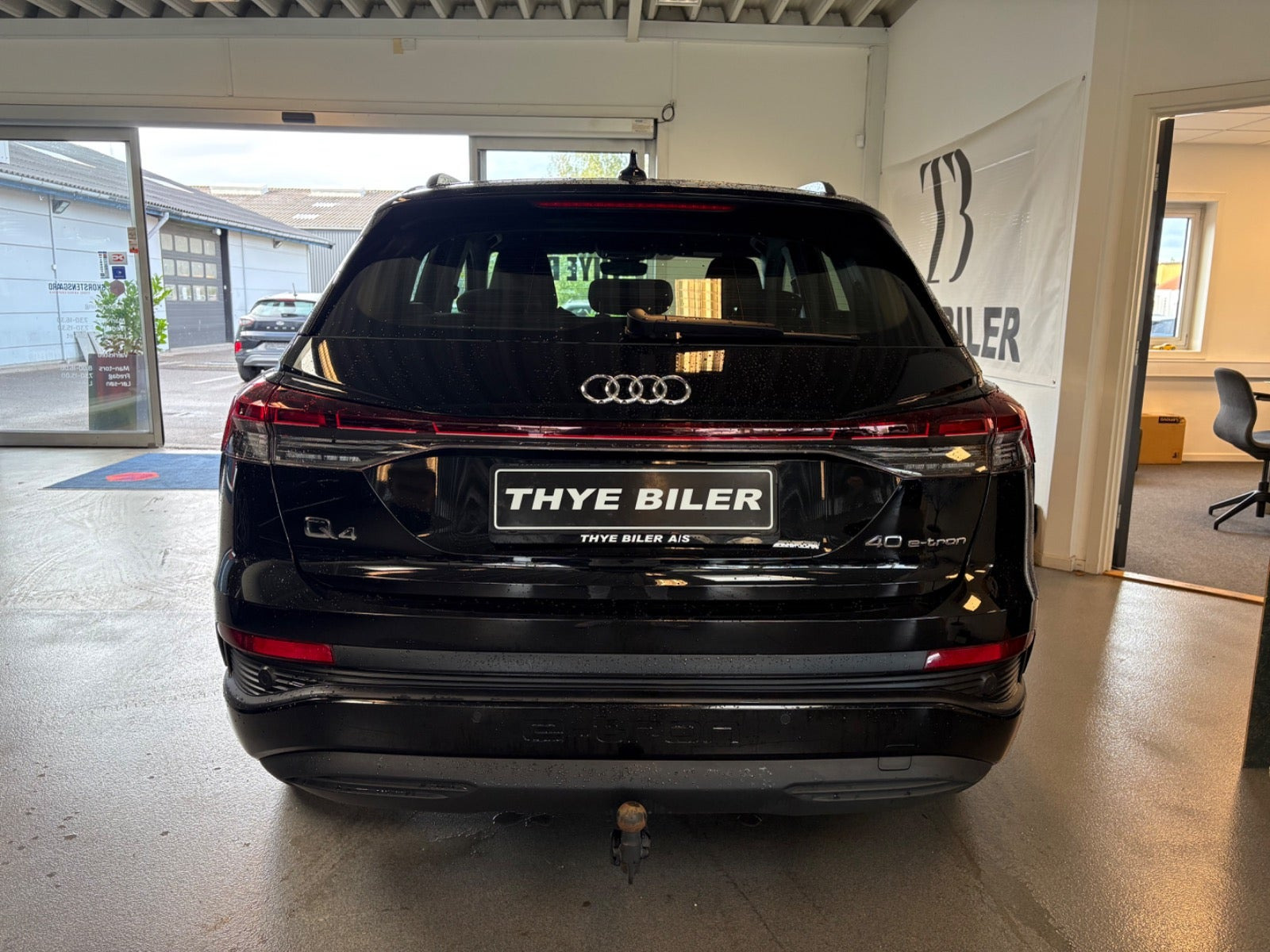 Sort Audi Q4 e-tron fra 2023