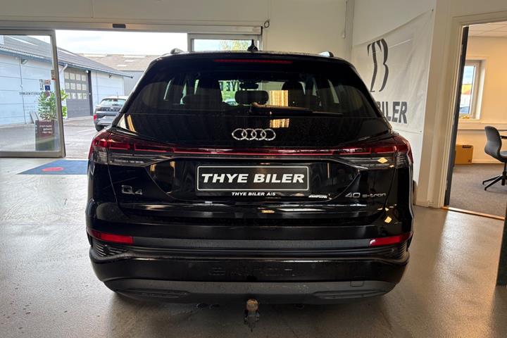 Sort Audi Q4 e-tron fra 2023